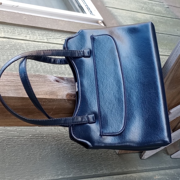 Navy blue handbag - Picture 8 of 8